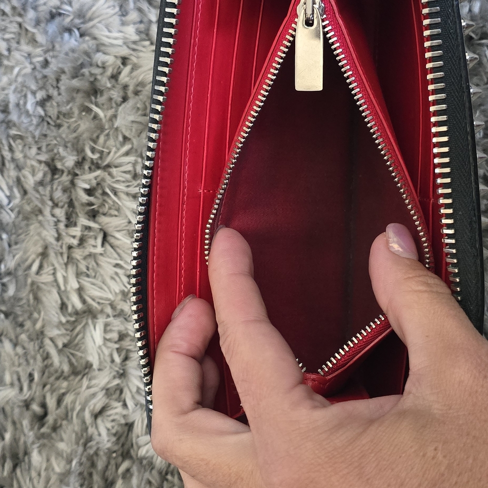 Christian Louboutin Panettone Spike Studded Long Wallet - Picture 3 of 10